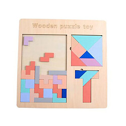 Universal Créatif Maternelle Puzzle en bois Jouets éducatifs Enfants Enfants Bébés Cerveau Développement Tangram Tangram Plaque de jeux amusante Cadeaux | pas cher