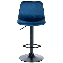 Avis Non Tabouret de bar Divo velours noir