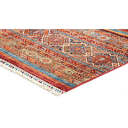 Vidal Tapis de laine 303x245 rouge Torkman pas cher