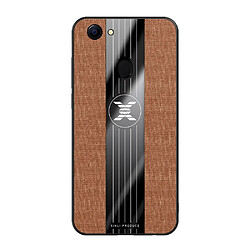 Avis Wewoo Coque Souple Pour OPPO A73 XINLI tissu de couture Antichoc TPU de protection Brown