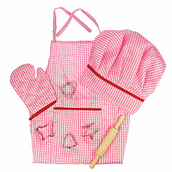 Bigjigs Toys Coffret de Chef Rose Enfant