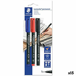 Ensemble de Marqueurs Staedtler Lumocolor 317-S (15 Unités)