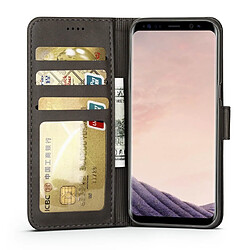 Wewoo Housse Coque Pour Galaxy S8 Plus LC.IMEEKE Étui en cuir à rabat horizontal avec texture de veauavec support et fentes cartes et portefeuille gris pas cher