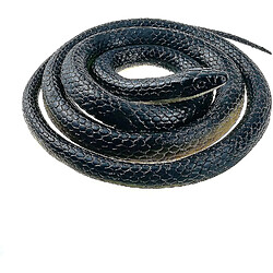 Réaliste Caoutchouc Faux Serpent Jouet 120cm Noir