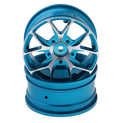 Avis 01:10 rc drift modèles de voiture 52mm moyeu de jante de roue hexagonale pour sakura d4 d3 xi cs bleu