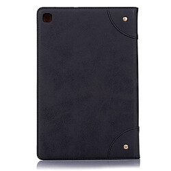 Avis Wewoo Housse Coque Etui à rabat horizontal en cuir de style livre rétro pour Galaxy Tab S5e 10.5 T720 / T725avec supportlogements cartes et porte-monnaie noir