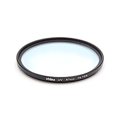 Filtre UV vhbw 67mm pour appareil photo Canon Casio Pentax Olympus Panasonic Sony Nikon Ricoh Sigma Tamron Samsung Fujifilm Agfa Minolta Kodak