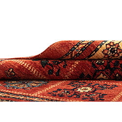 Vidal Tapis de laine 154x113 rouge Kashkuli