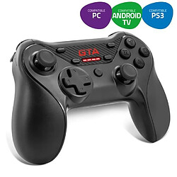 Acheter Advance Manette sans fil Rechargeable GTA Compatible PC, PS3 & ANDROID TV Noir et Rouge Ergonomique joystick Asymétrique - Autonomie 12H