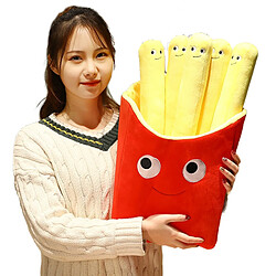 Universal 50cm mignon frites peluche jouet dessin animé vie réelle nourriture oreiller poupée peluche cadeau d'anniversaire pour les enfants | oreiller de luxe