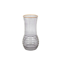 Vase Romimex Gris verre 12 x 25 x 12 cm