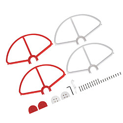 protection anti-collision pour propulseur a hélice pour dji fantôme 3 rouge + blanc pas cher