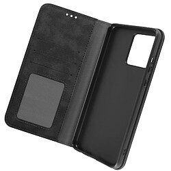 Avizar Étui pour Motorola Moto G84 Portefeuille Motif Damier Collection Geo Noir