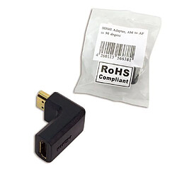 LogiLink AH0005 Adaptateur HDMI 19-pin Mâle/Femelle Noir