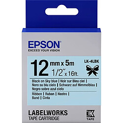 Epson CARTRIDGE SATIN RIBBON LK-4LBK BLACK/SKY BLUE 12MM (5M)