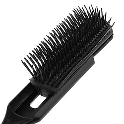 Outil De Brosse De Peigne De Coiffure Antistatique Réglable De Salon Noir #A pas cher