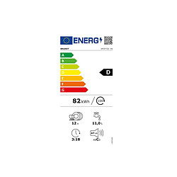 Lave-vaisselle tout intégrable 60cm 12 couverts 47db - VH3772J - BRANDT