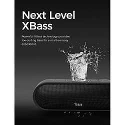 Universal Tribe de haut-parleur YYH-Bluetooth Maxsound plus 24W haut-parleurs sans fil portables avec un son fort, XBASS exceptionnel, IPX7 imperméable (noir)