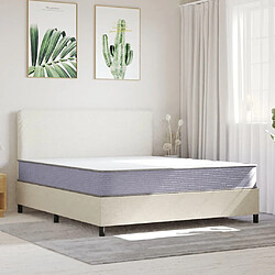 vidaXL Matelas en mousse moyennement doux 180x200 cm