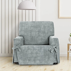 Avis Housse de fauteuil Eysa TURIN Gris perlé 100 x 110 x 120 cm