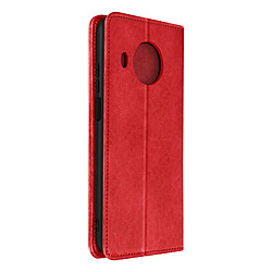 Avizar Étui Nokia X10 et Nokia X20 Folio Portefeuille Fonction Support rouge