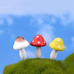 Acheter Wewoo Décoration Jardin Woody Champignon Mini champignons en bois Artisanat Micro-paysage Ornements Accessoires Multi-viande Ornements, Couleur Aléatoire