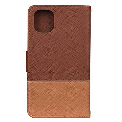 Avis Wewoo Coque Pour iPhone 11 Pro Étui à rabat en cuir avec support et cadre photo logements cartes et portefeuille Marron