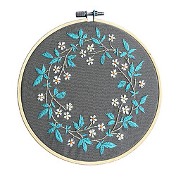 Acheter Kit De Démarrage De Broderie Motif Fleuri Kits De Point De Croix 26x26cm