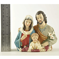 Résine 5 "Sainte Famille Statue Catholique Religieux Cadeau Peint À La Main Jésus Christ Sculptures Accueil Étagères Tables de Chevet Comptoirs Bureau pas cher