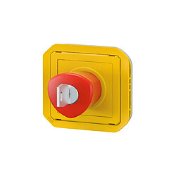 arret urgence - coup de poing - a clé n degrés455 - composable - legrand plexo 069548l