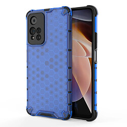 Coque en TPU anti-rayures, motif nid d'abeille, antichoc bleu pour votre Xiaomi Redmi Note 11 Pro Plus/Redmi Note 11 Pro