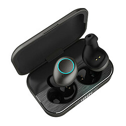 Chrono Écouteurs Bluetooth Chronus X6 avec batterie longue durée, écouteurs à commande tactile(noir)