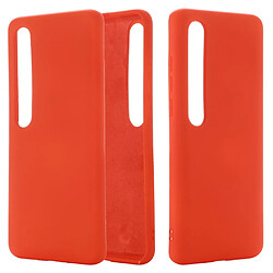 Coque en silicone liquide unique rouge pour votre Xiaomi Mi 10/Mi 10 Pro