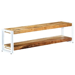 Maison Chic Meuble TV scandinave - Banc TV pour salon 150 x 30 x 40 cm Bois massif de manguier -MN81587