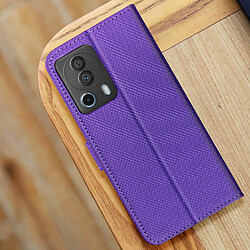 Avis Avizar Étui pour Xiaomi 13 Lite porte-cartes effet croisillons avec dragonne Violet