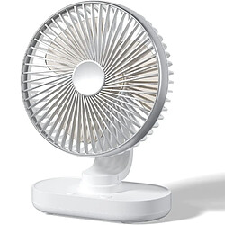 Mini Ventilateur de Bureau USB Petit Refroidisseur Personnel Silencieux Ventilateur de Table Portable Rechargeable USB