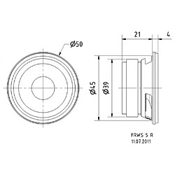 Alpexe VS-FRWS5R/8 - Haut-parleur (4007540022123)