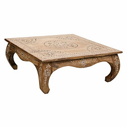 Table d'appoint Alexandra House Living Blanc Naturel 45 x 17 x 45 cm