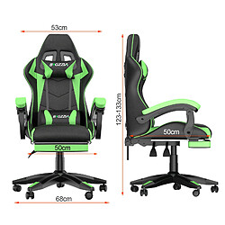 Acheter RATTANTREE Chaise de Gaming avec Repose-Pied, Chaise Gaming Racing, Dossier Inclinable à 155, Avec support lombaire, Fauteuil gamer Ergonomique, Siege Gaming avec Appui-tête, Noir Grena