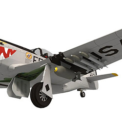 Simulation 1:33th Avion Modèle P-51D Papier Avion de Chasse Assembler Modèle Cadeau pour Garçons Filles Enfants Adulte pas cher