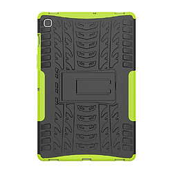 Avis Coque en TPU hybride antidérapant vert avec béquille pour votre Samsung Galaxy Tab S5e SM-T720