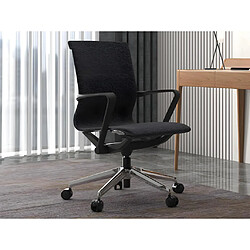 Vente-Unique Fauteuil de bureau professionnel - Tissu - Gris chiné - LACITY