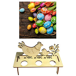 Acheter Support De Support De Stockage D'oeufs De Pâques Lapin / Poule / Joyeuses Décorations De Pâques Pour La Maison Style2