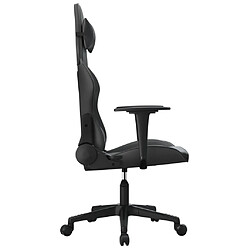 Avis vidaXL Chaise de jeu de massage noir similicuir