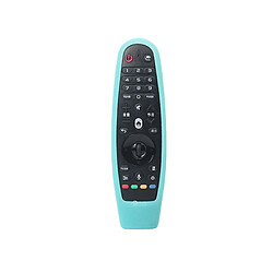 Wewoo Approprié pour LG Smart TV télécommande étui de protection AN-MR600 AN-MR650a en silicone dynamique bleu turquoise