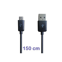 Câble 1,5M noir USB Micro-USB Samsung pour Galaxy S7