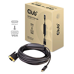 Avis Club 3D CLUB3D cac-1512 usb C VGA Noir