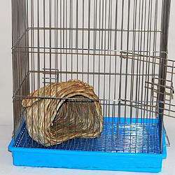 cage d'oiseaux en paille tissée