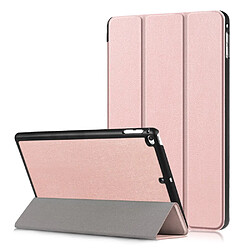 Etui en PU support triple rose pour votre Apple iPad mini (2019) 7.9 pouces/mini 4