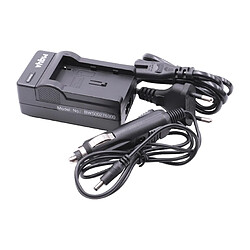 Vhbw Chargeur avec adaptateur secteur + allume-cigare pour batterie Leica BP-DC4 D-Lux 2 / D-Lux 3 / C-Lux 1 D-Lux2 D-Lux3 C-Lux1